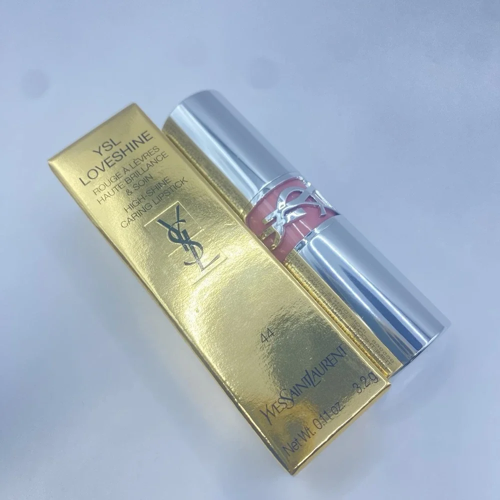 YSL loveshine 44 Nude lavalliere High Shine Caring Lipstick full size 3.2g